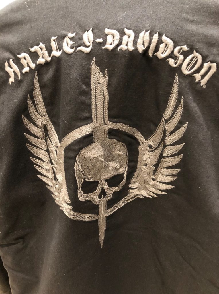 ハーレー　Harley Davidson バックエンブレムプリント
