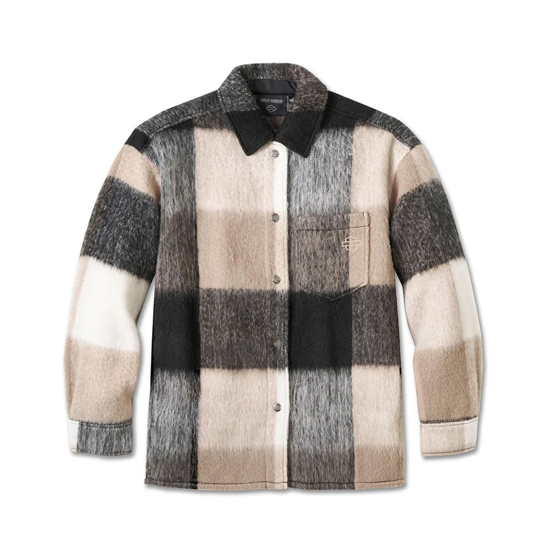 H-D(R) プレイドシャツジャケット（96183-25VW）